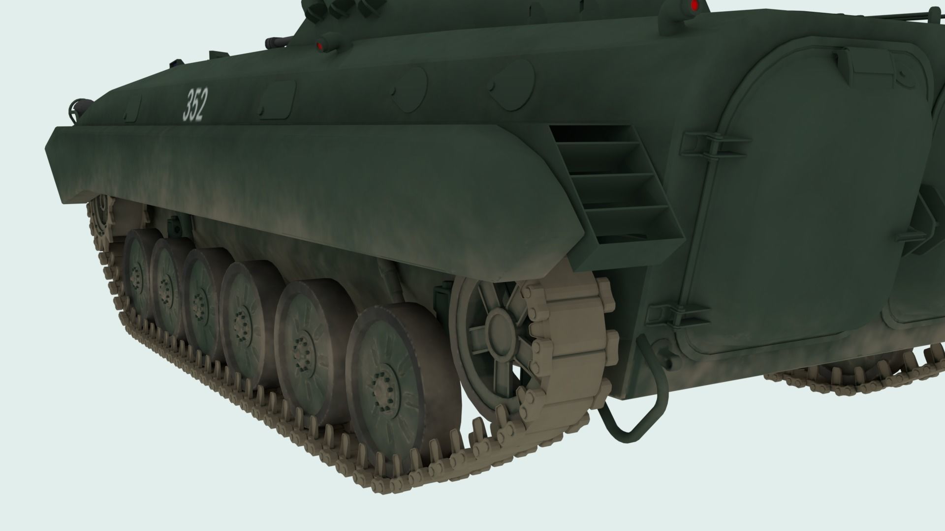 BMP-2 russian armoured vehicle 3D model_20