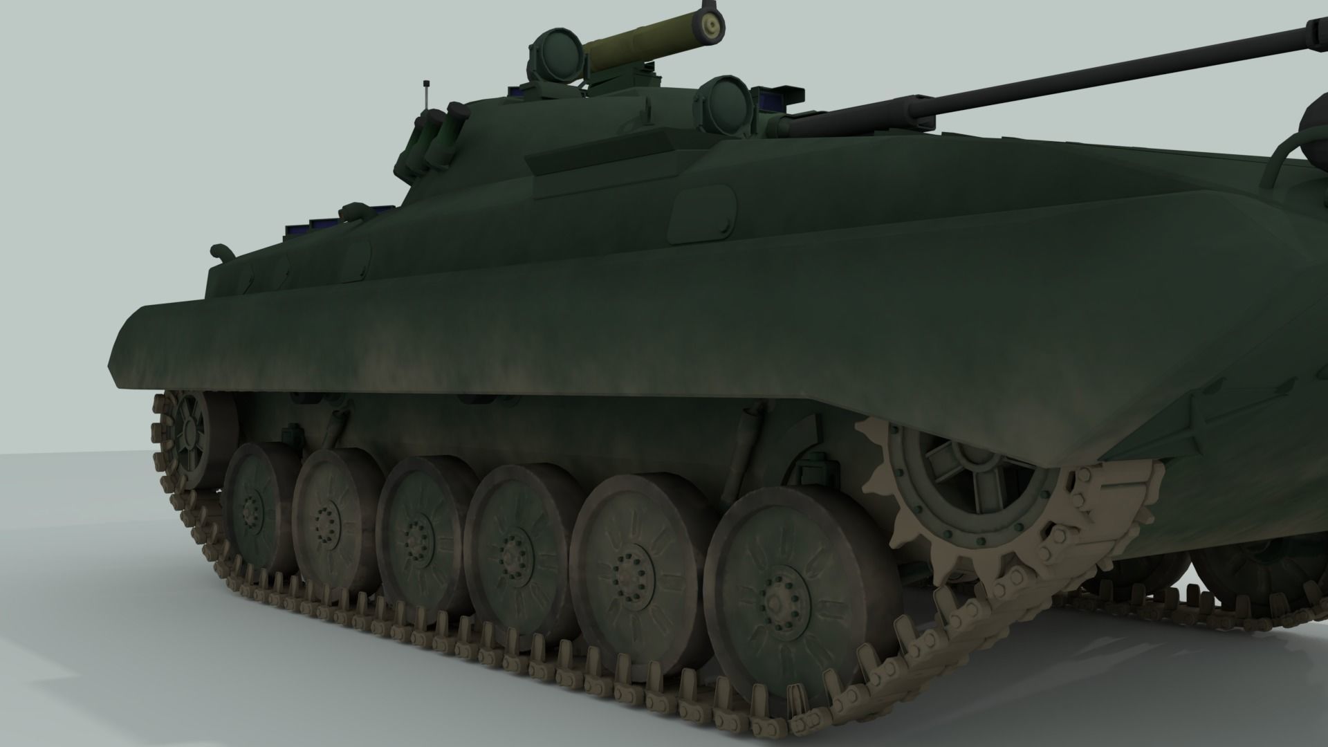 BMP-2 russian armoured vehicle 3D model_13
