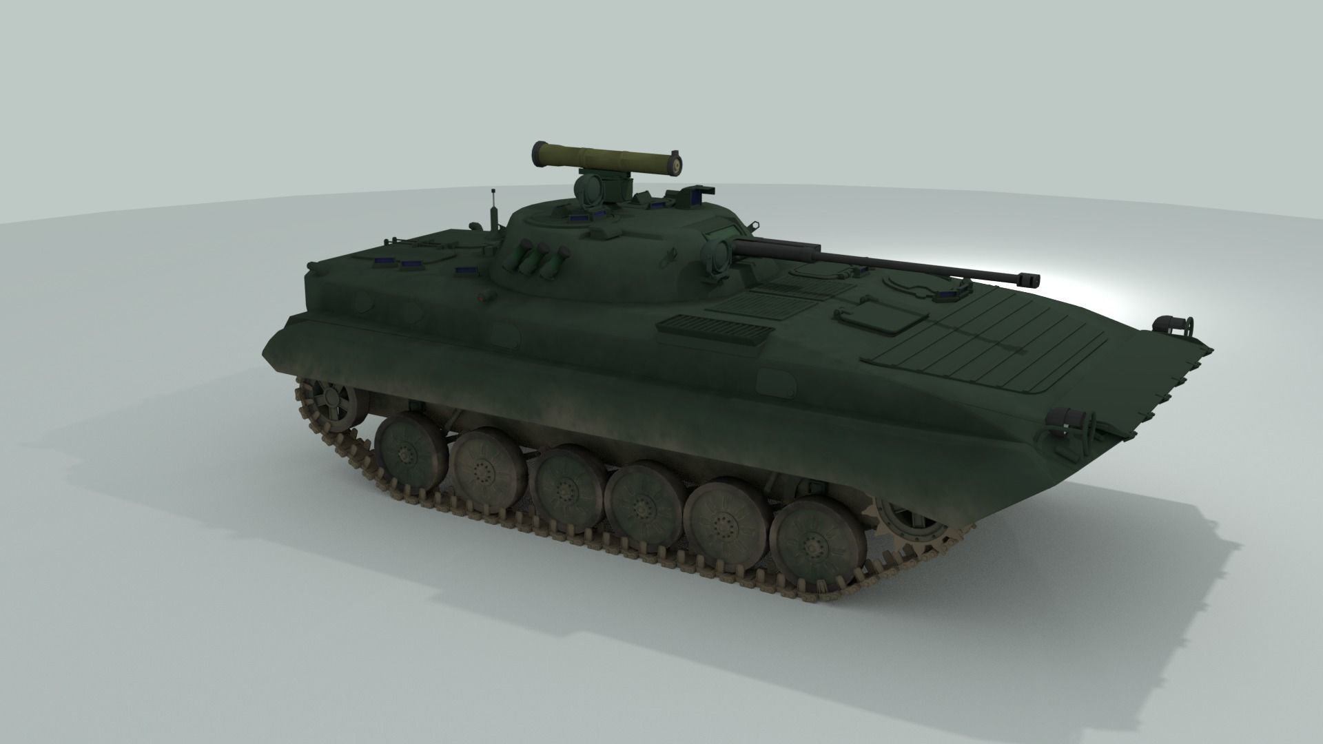 BMP-2 russian armoured vehicle 3D model_1