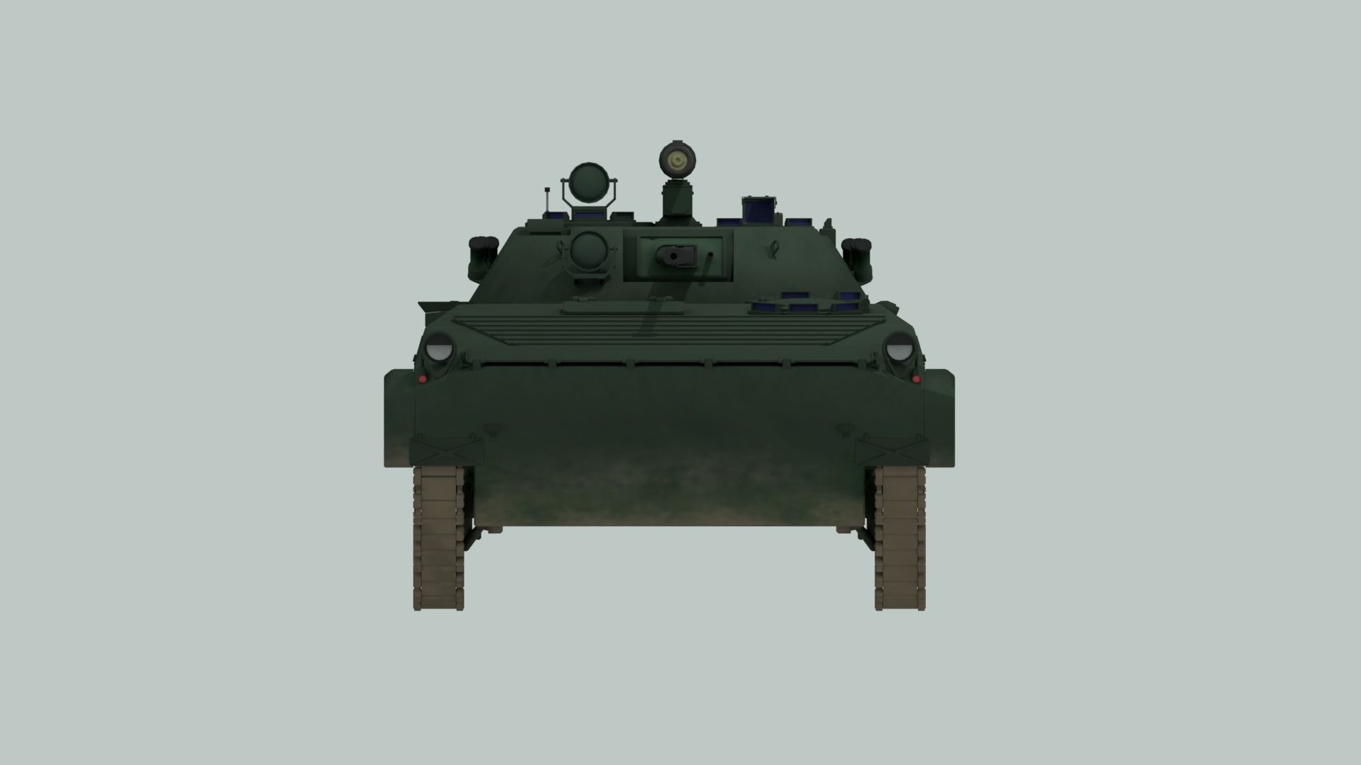 BMP-2 russian armoured vehicle 3D model_7