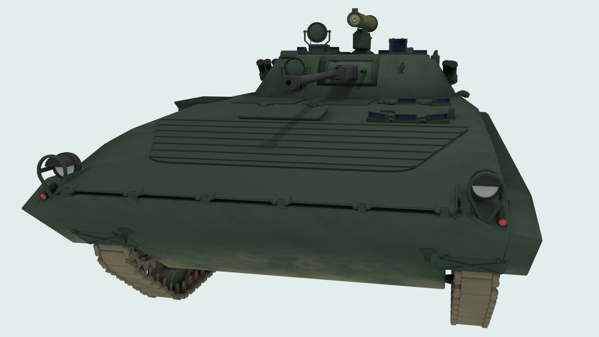 BMP-2 russian armoured vehicle 3D model_24