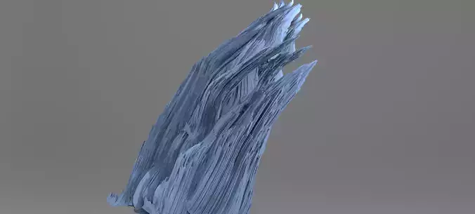 Clawed Spiked mountain piece model 3 