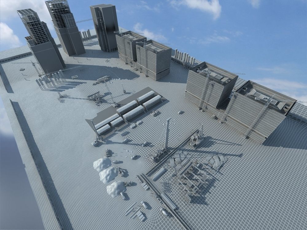 Construction Scene  3D model_27