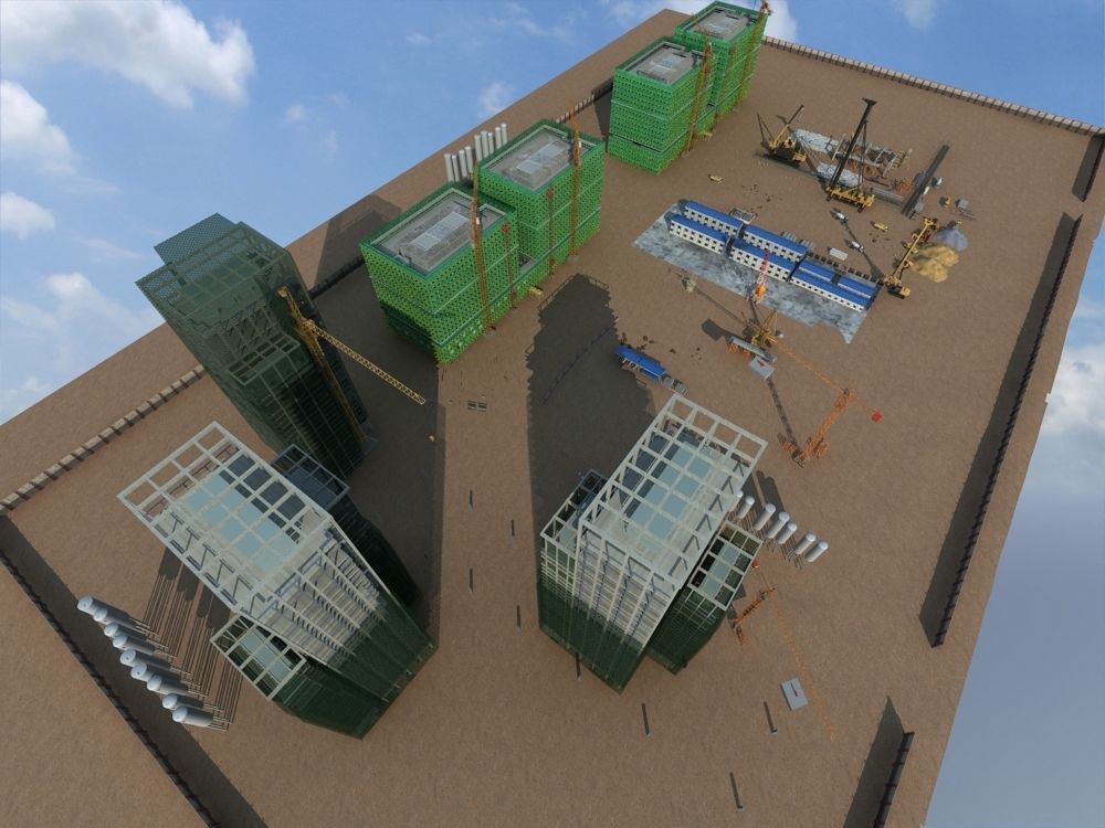 Construction Scene  3D model_6