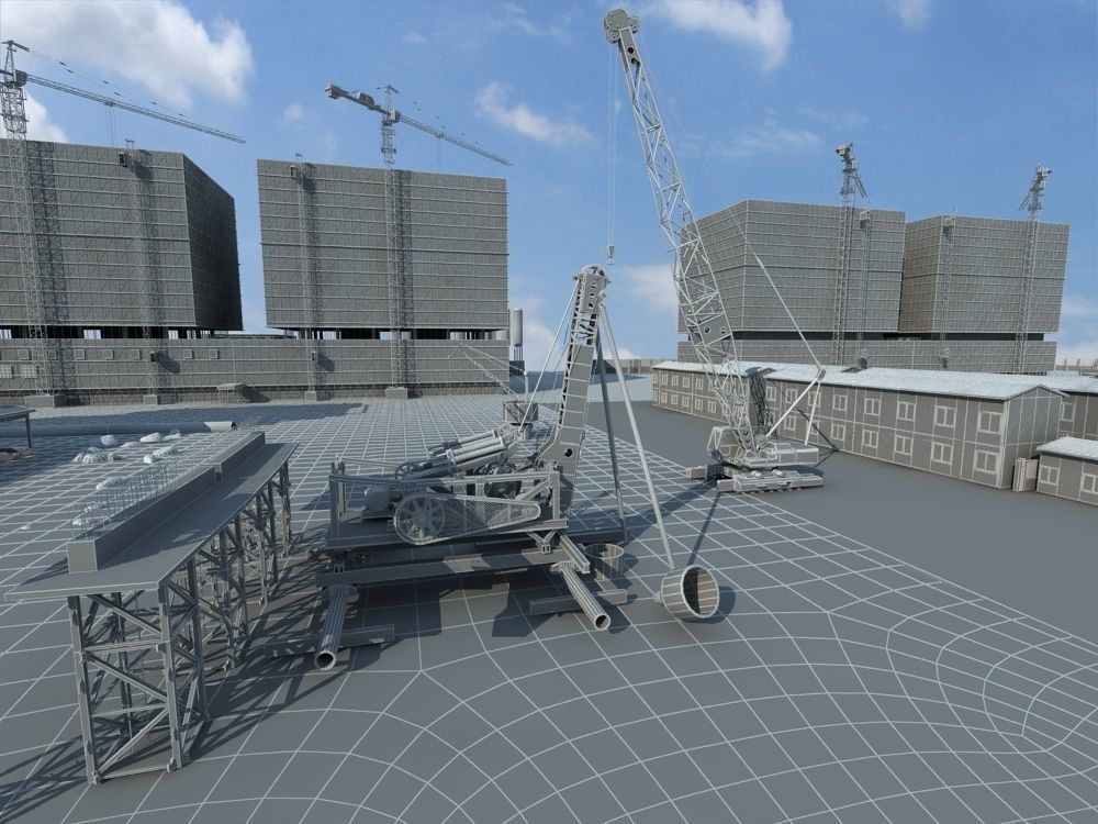 Construction Scene  3D model_30