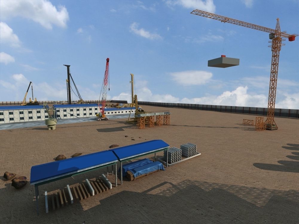 Construction Scene  3D model_9