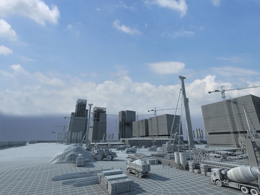 Construction Scene  3D model_25