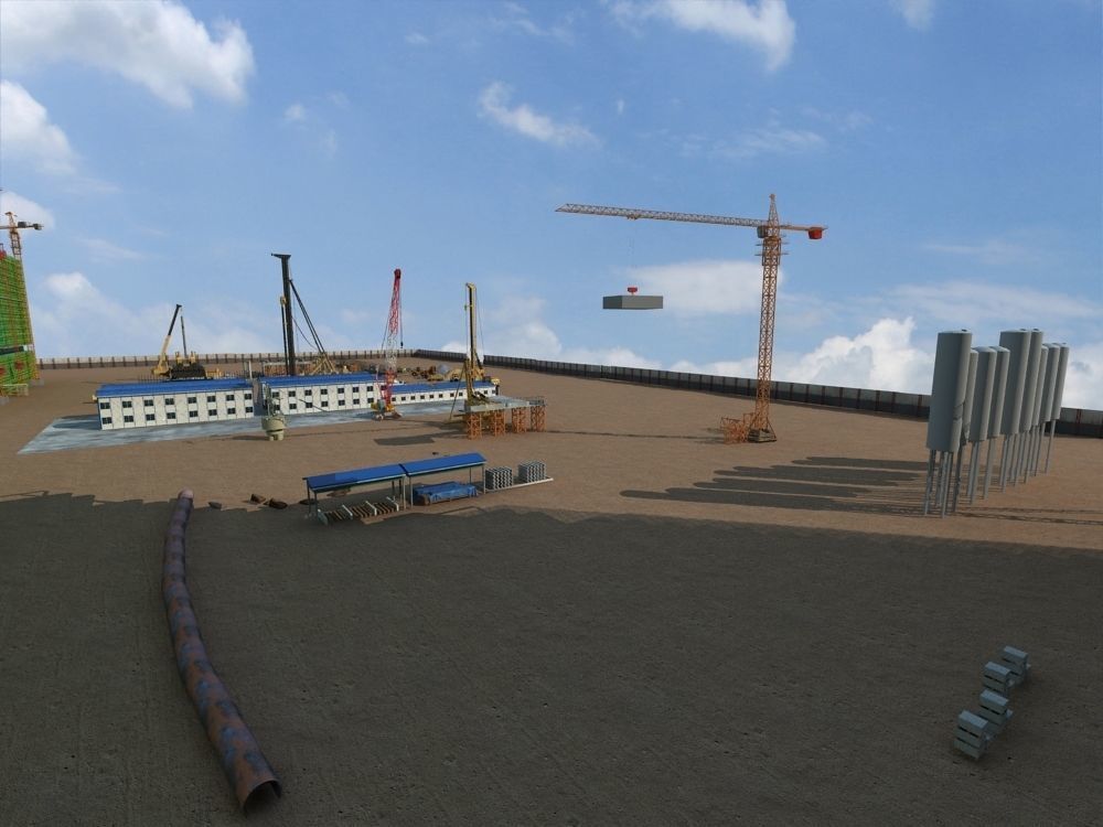 Construction Scene  3D model_8