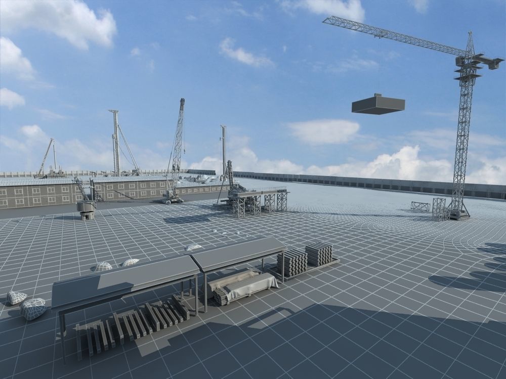 Construction Scene  3D model_29