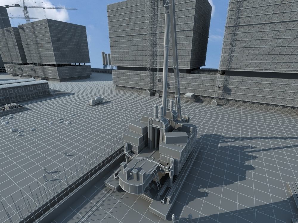 Construction Scene  3D model_36