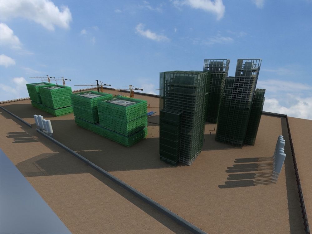 Construction Scene  3D model_4