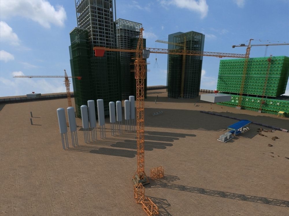 Construction Scene  3D model_12