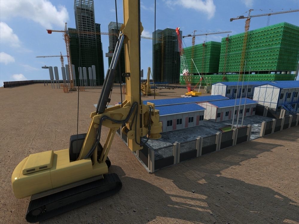 Construction Scene  3D model_20