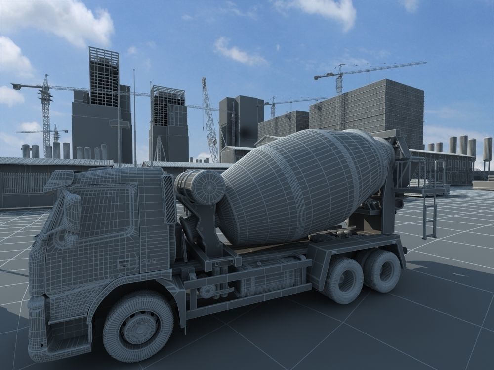 Construction Scene  3D model_38