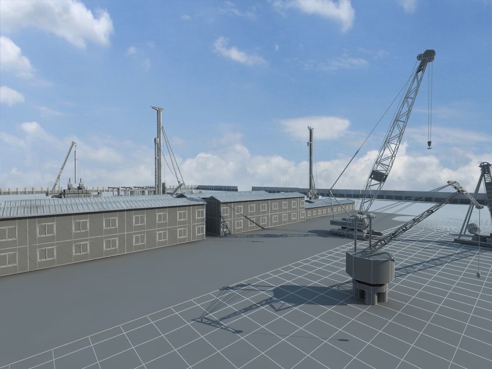 Construction Scene  3D model_33