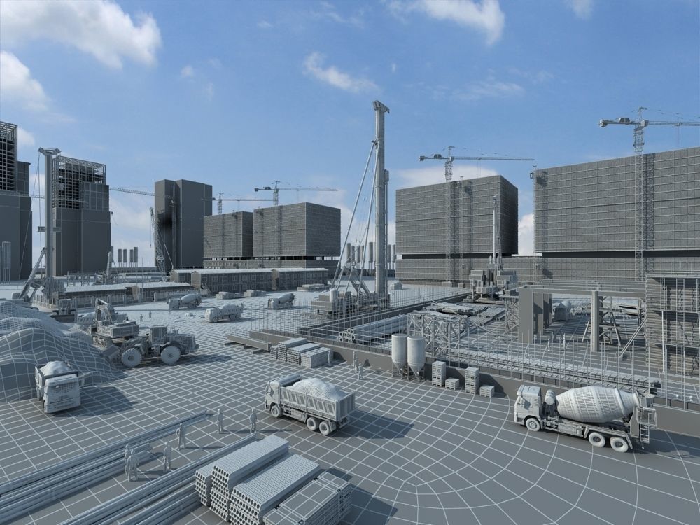 Construction Scene  3D model_24