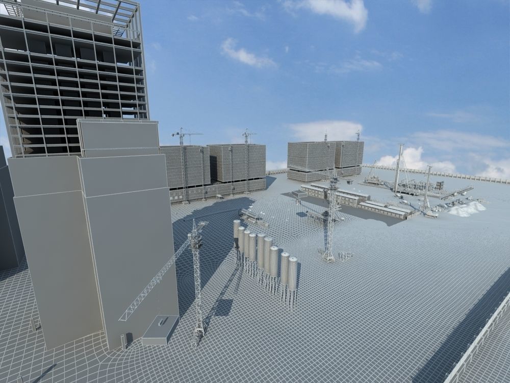 Construction Scene  3D model_26