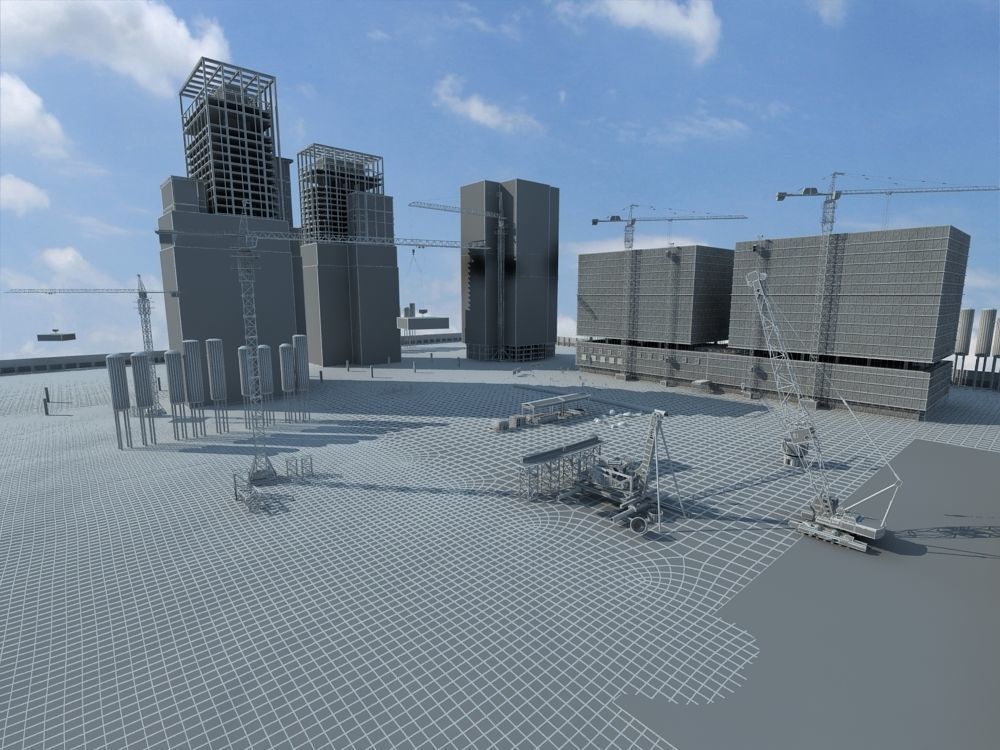 Construction Scene  3D model_28