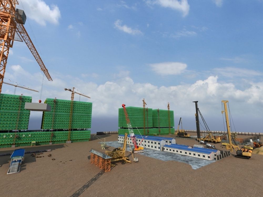 Construction Scene  3D model_10