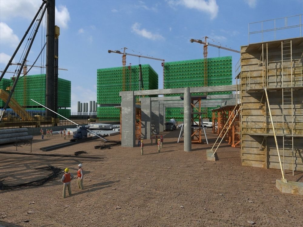 Construction Scene  3D model_18