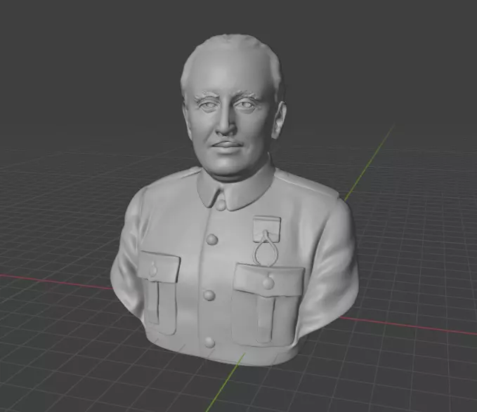 Francisco Franco 3D print model_14