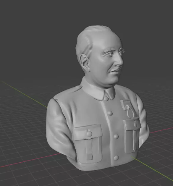 Francisco Franco 3D print model_2
