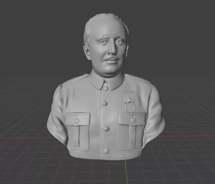 Francisco Franco 3D print model_10