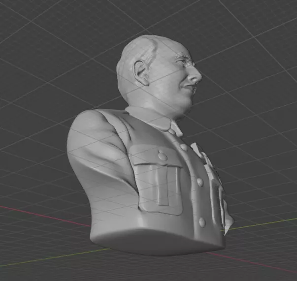 Francisco Franco 3D print model_6