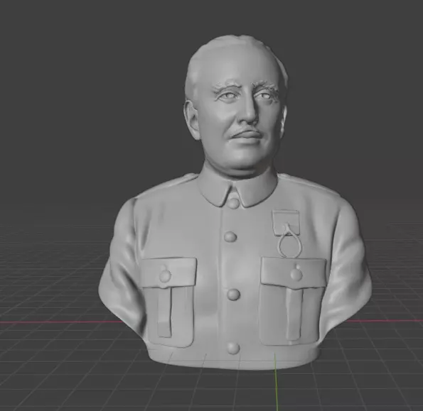 Francisco Franco 3D print model_1