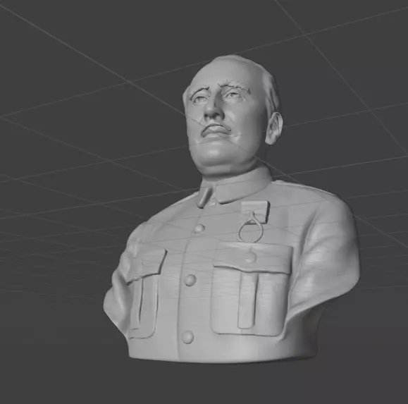 Francisco Franco 3D print model_13