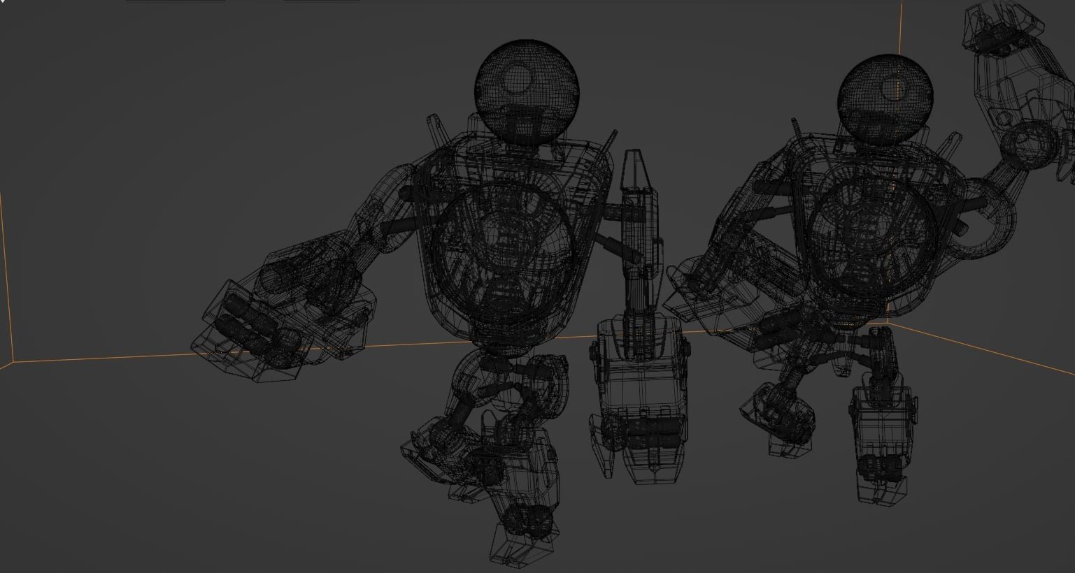 Battle Droids Low-poly 3D model_3