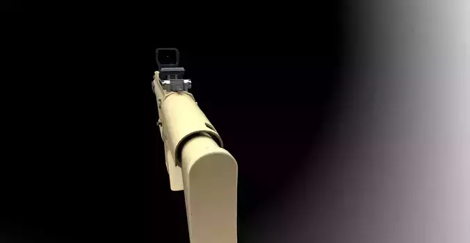 Scar-H Game Ready gun