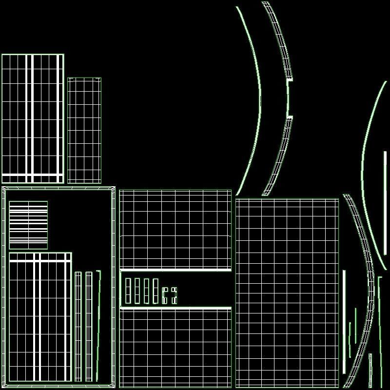 Sci Fi Interior Station 3D model_14