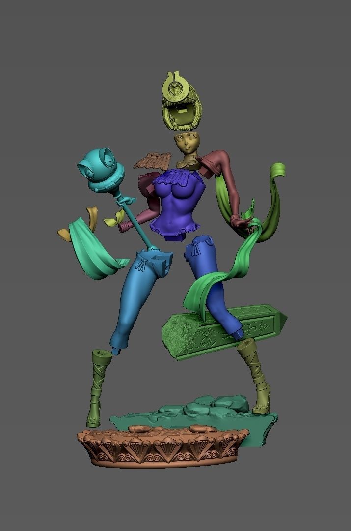 Menace Queens Blade 3D print model_7