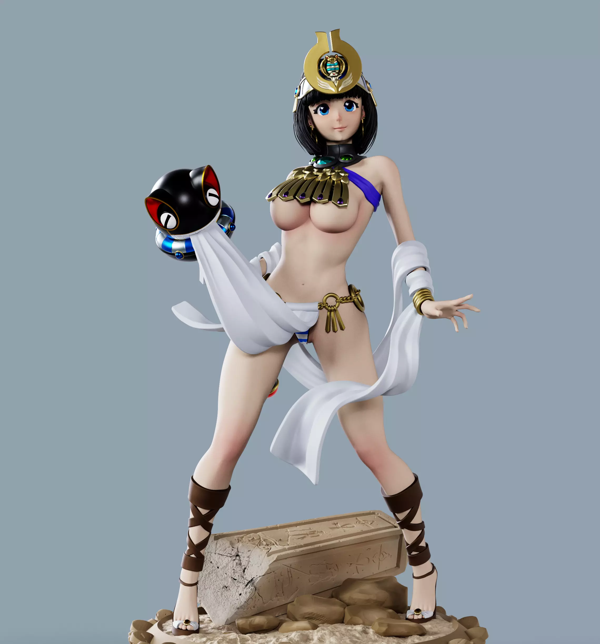 Menace Queens Blade 3D print model_0