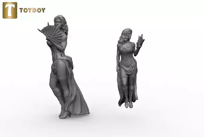 Milady of Winter 32 and 54mm scale -Golden Heroes