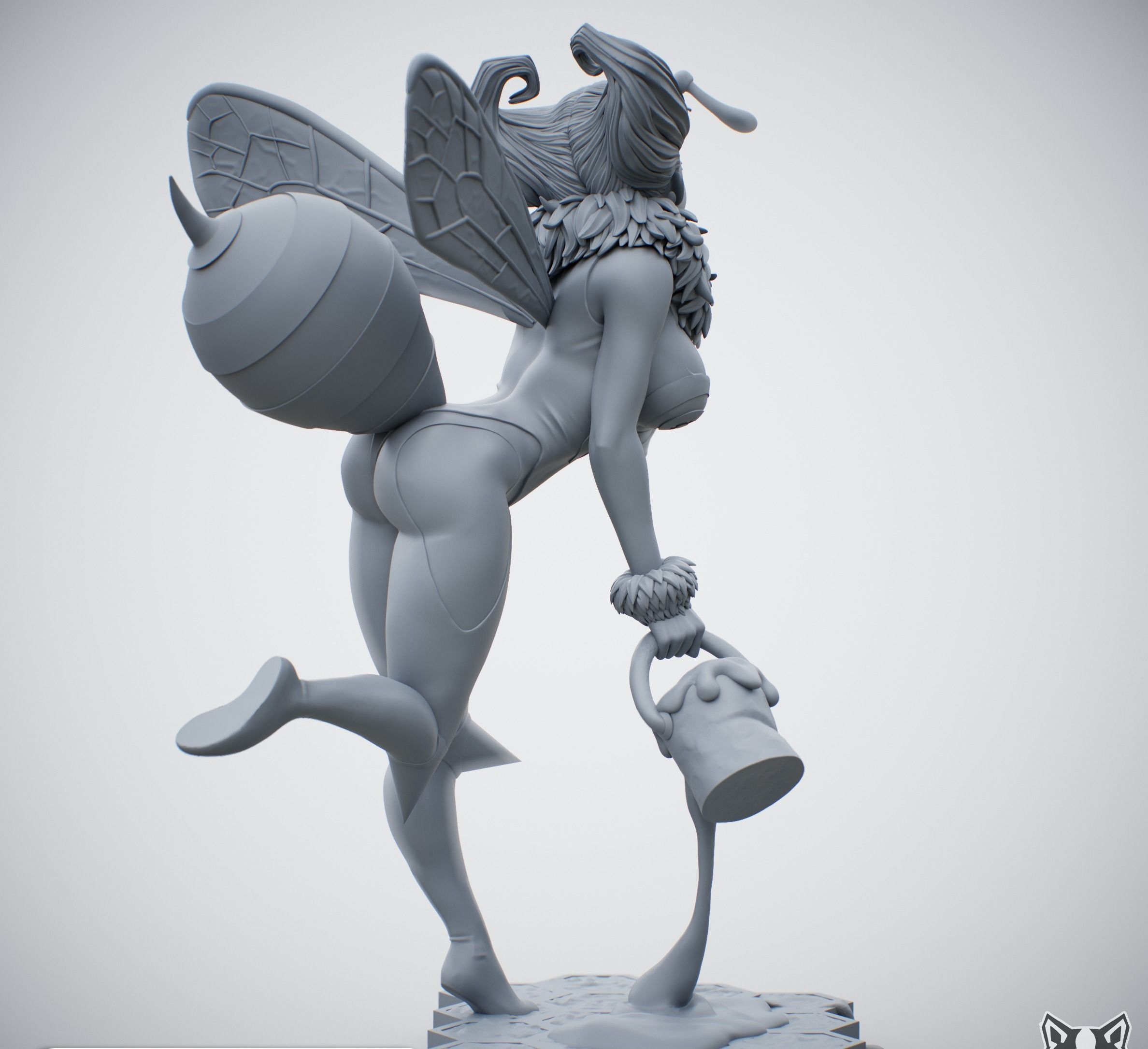 bee darkstalkers 3D print model_13