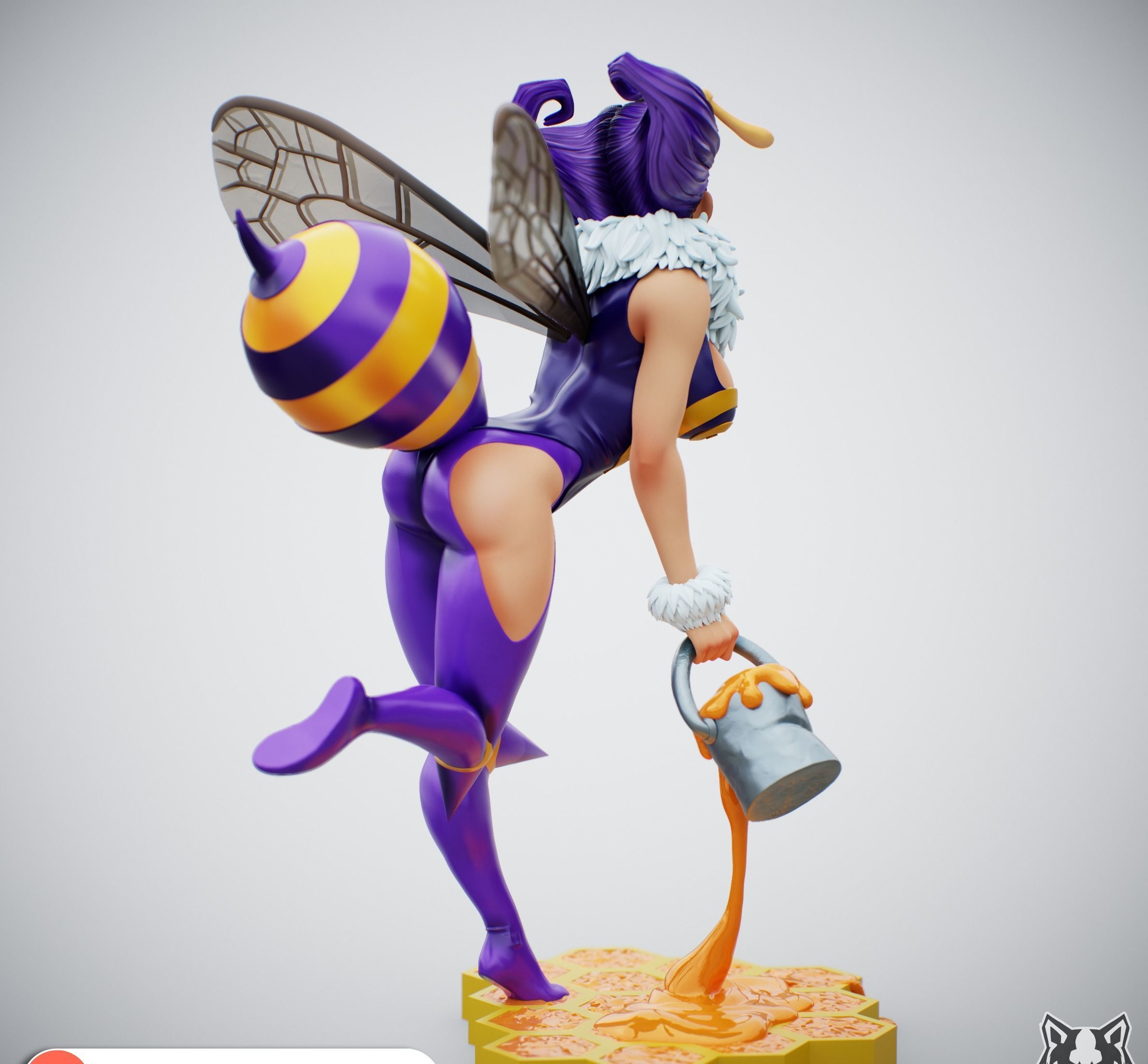bee darkstalkers 3D print model_7