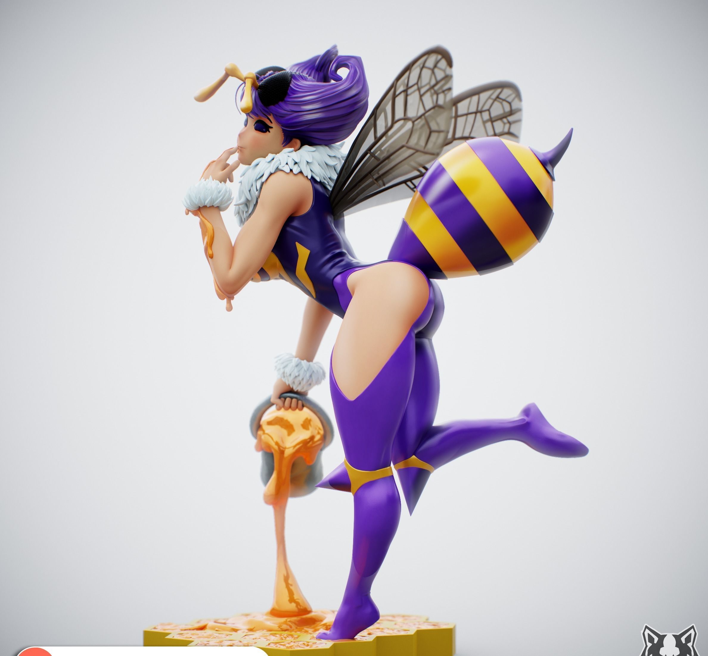 bee darkstalkers 3D print model_10