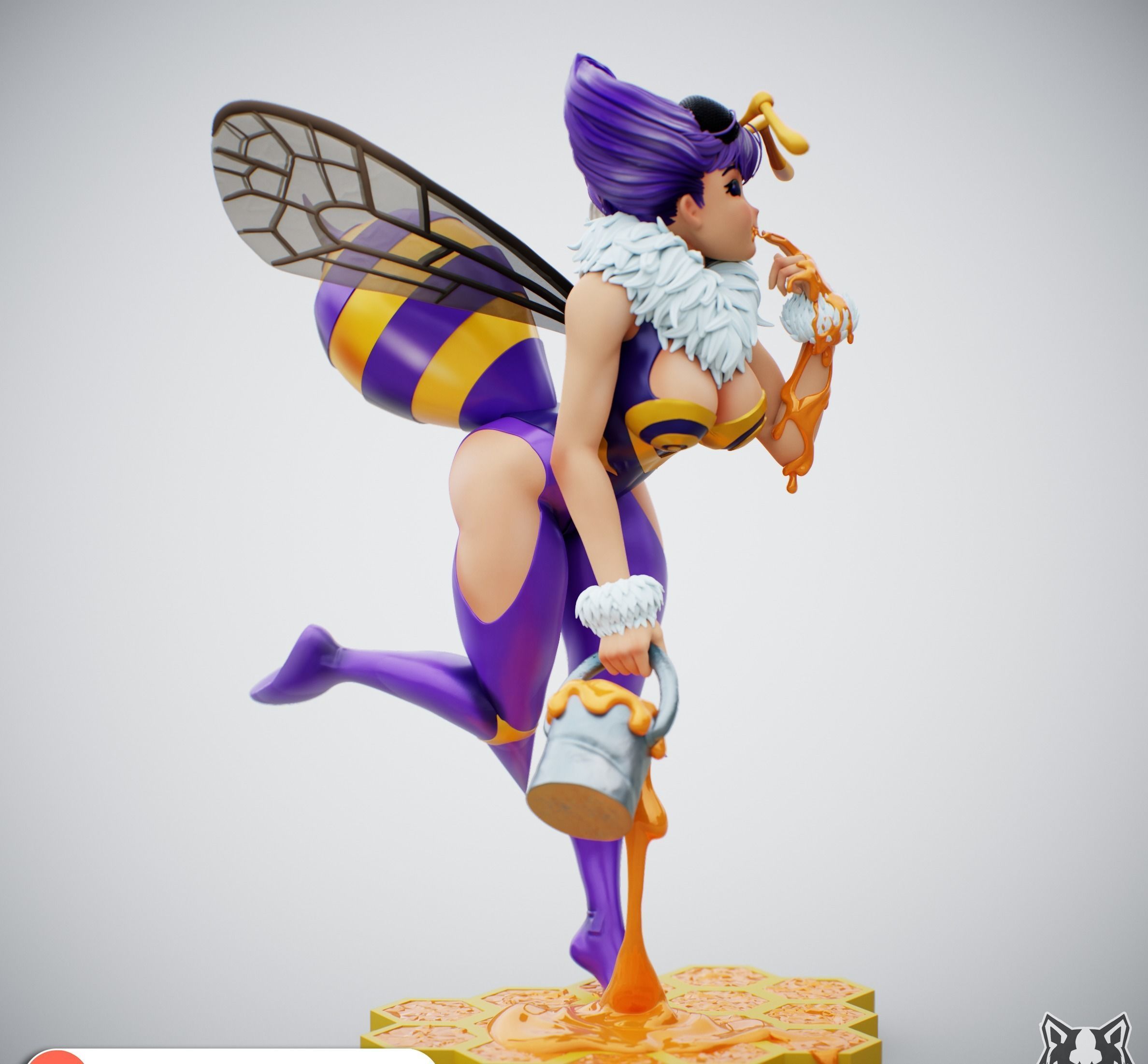 bee darkstalkers 3D print model_6
