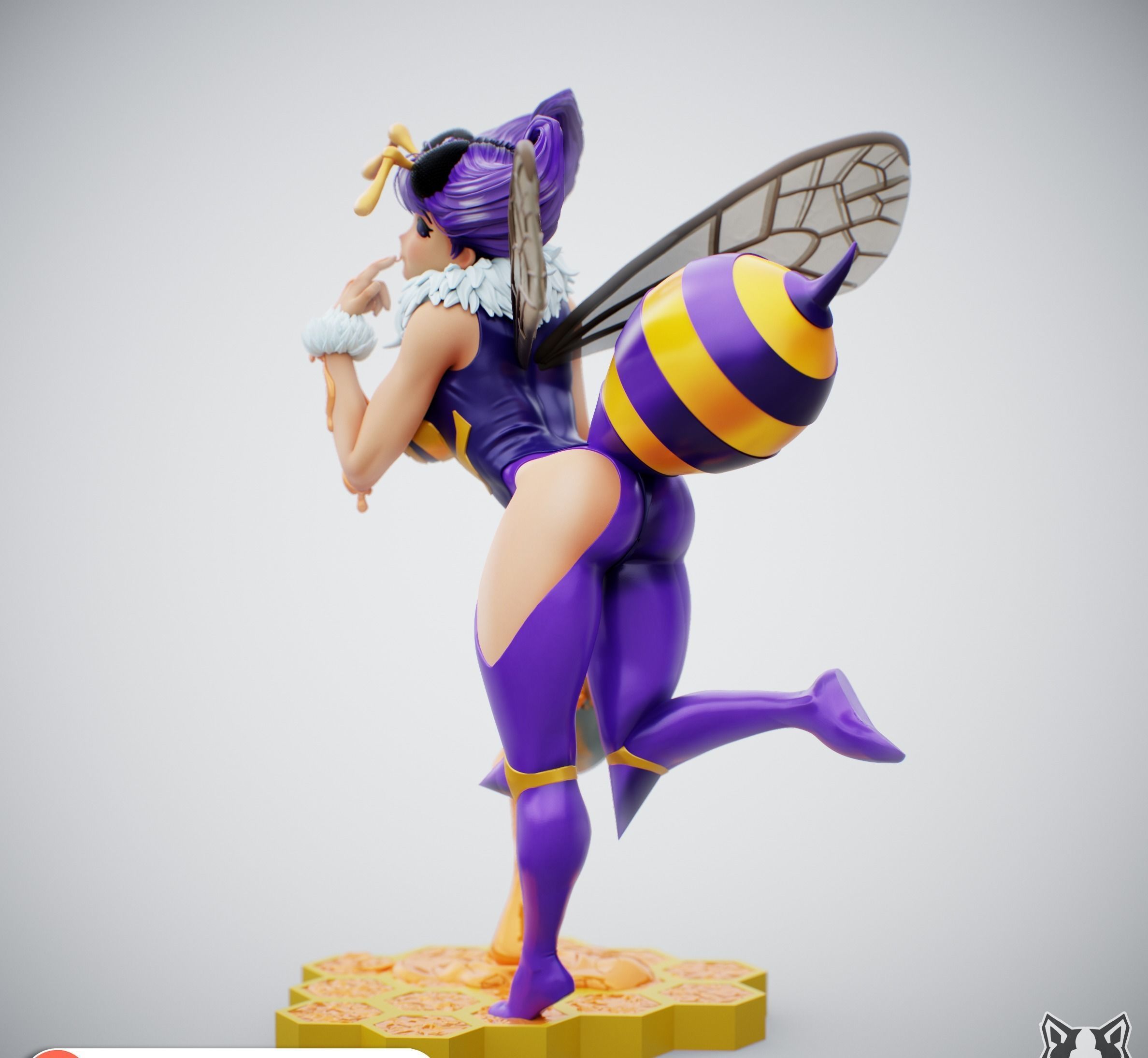 bee darkstalkers 3D print model_8