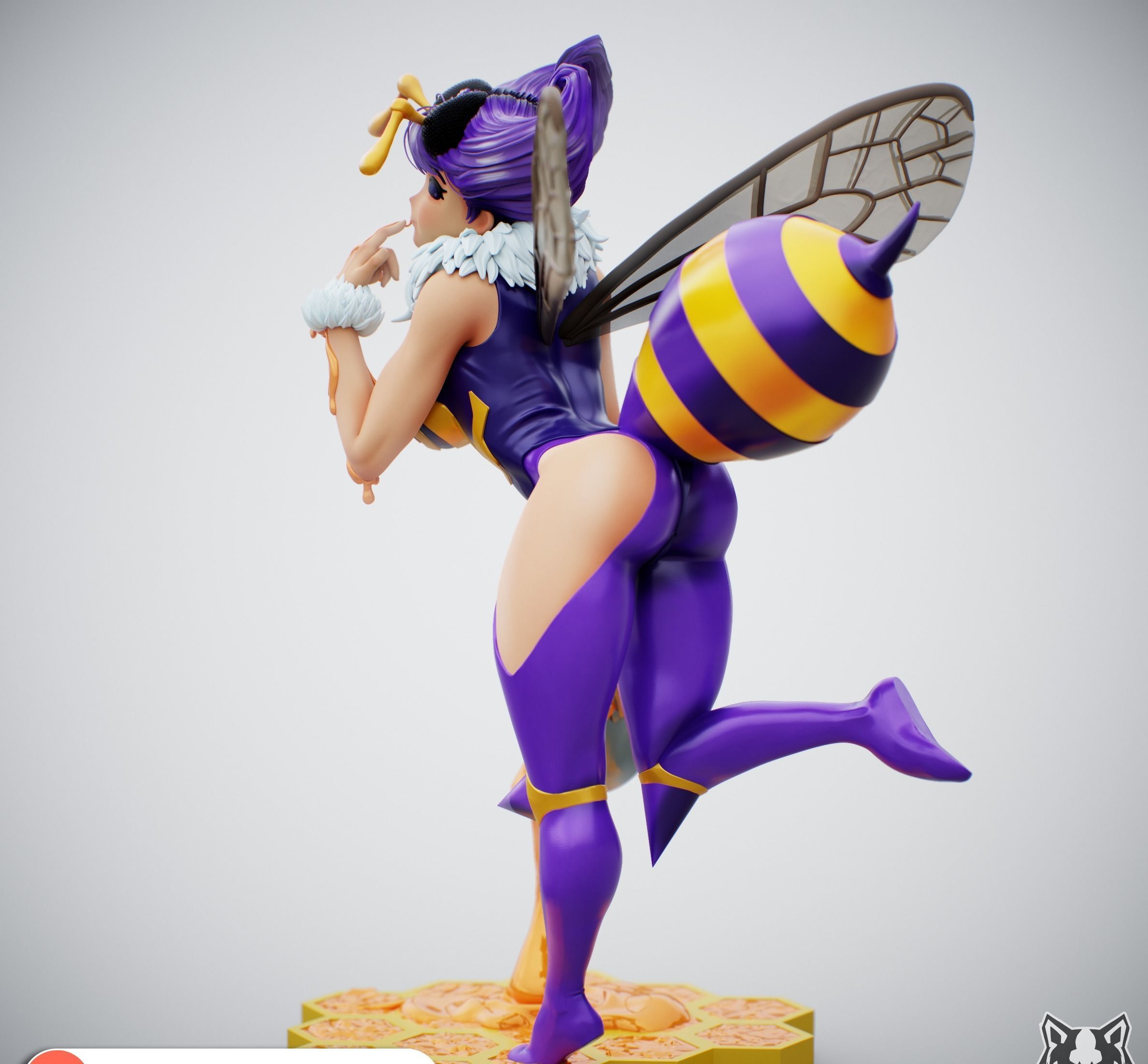 bee darkstalkers 3D print model_9