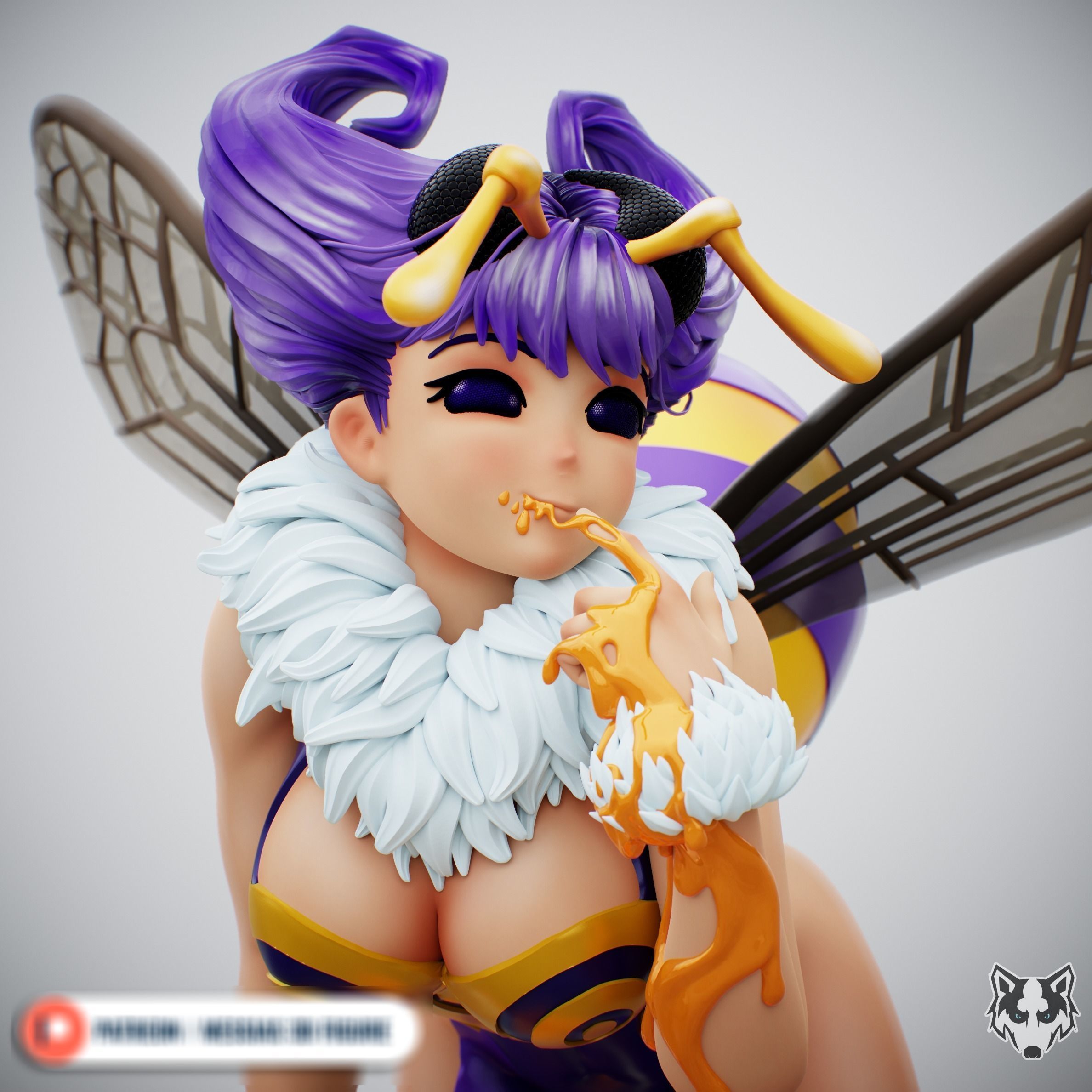 bee darkstalkers 3D print model_4