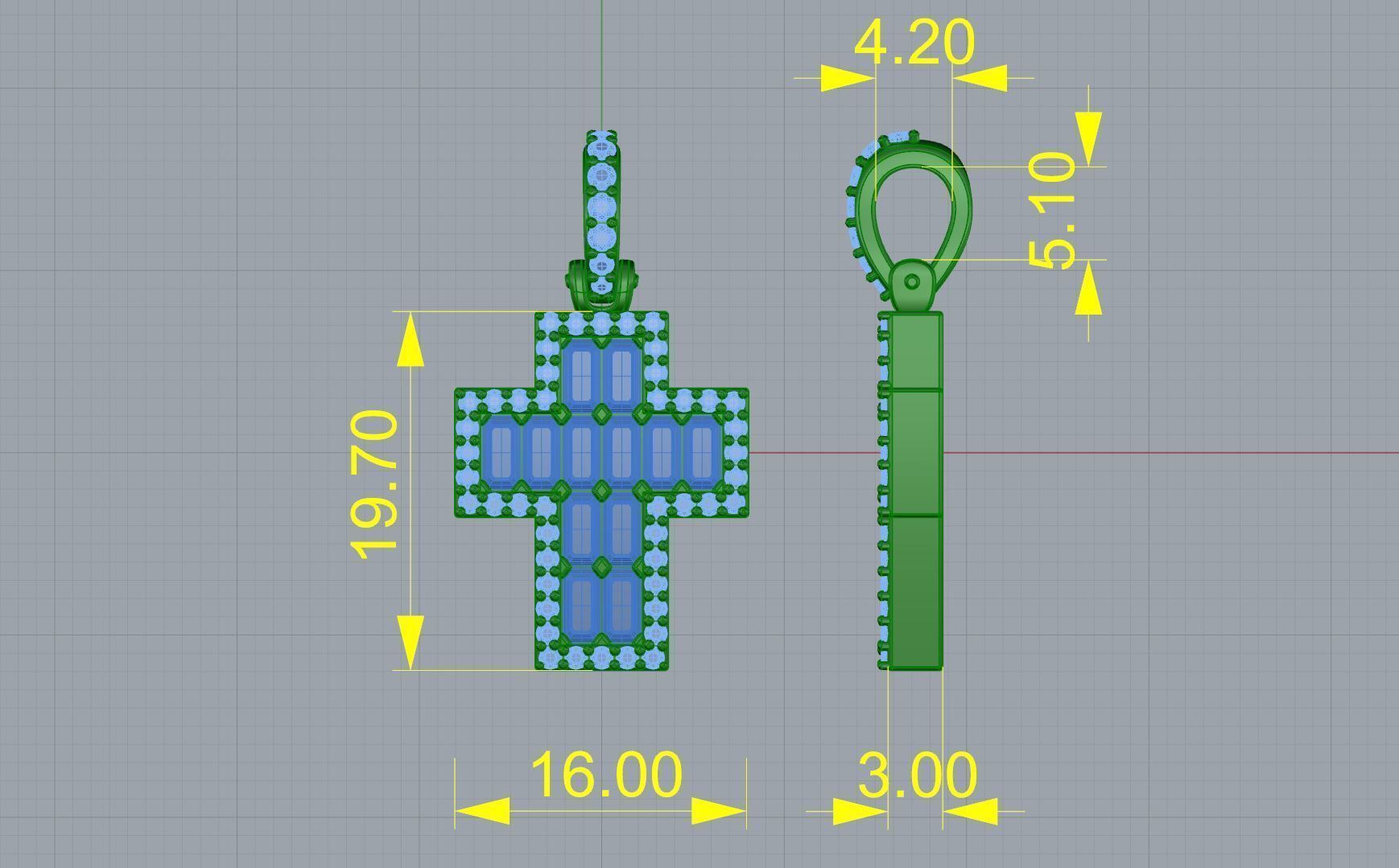 Gold N907 3D print model_3