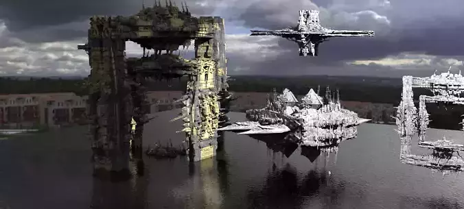 Military facility overlord Kit bash exterior 4