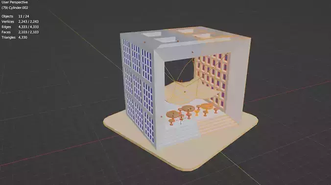 Grande Arche - LowPoly