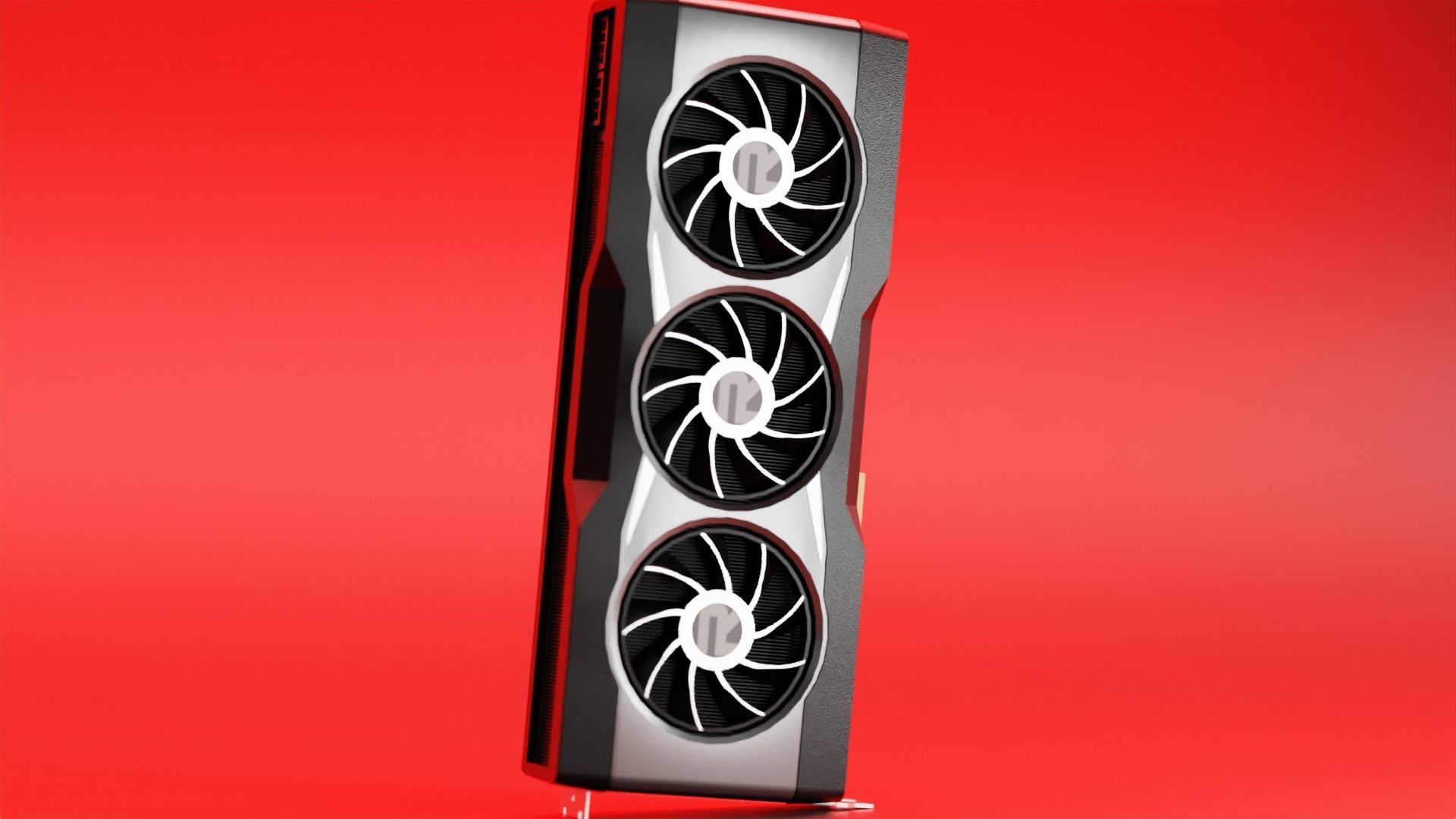 AMD Radeon - RX 6900 XT Low-poly 3D model_2
