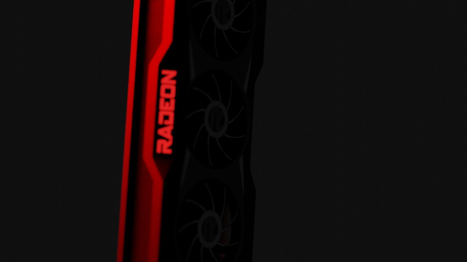 AMD Radeon - RX 6900 XT Low-poly 3D model_7