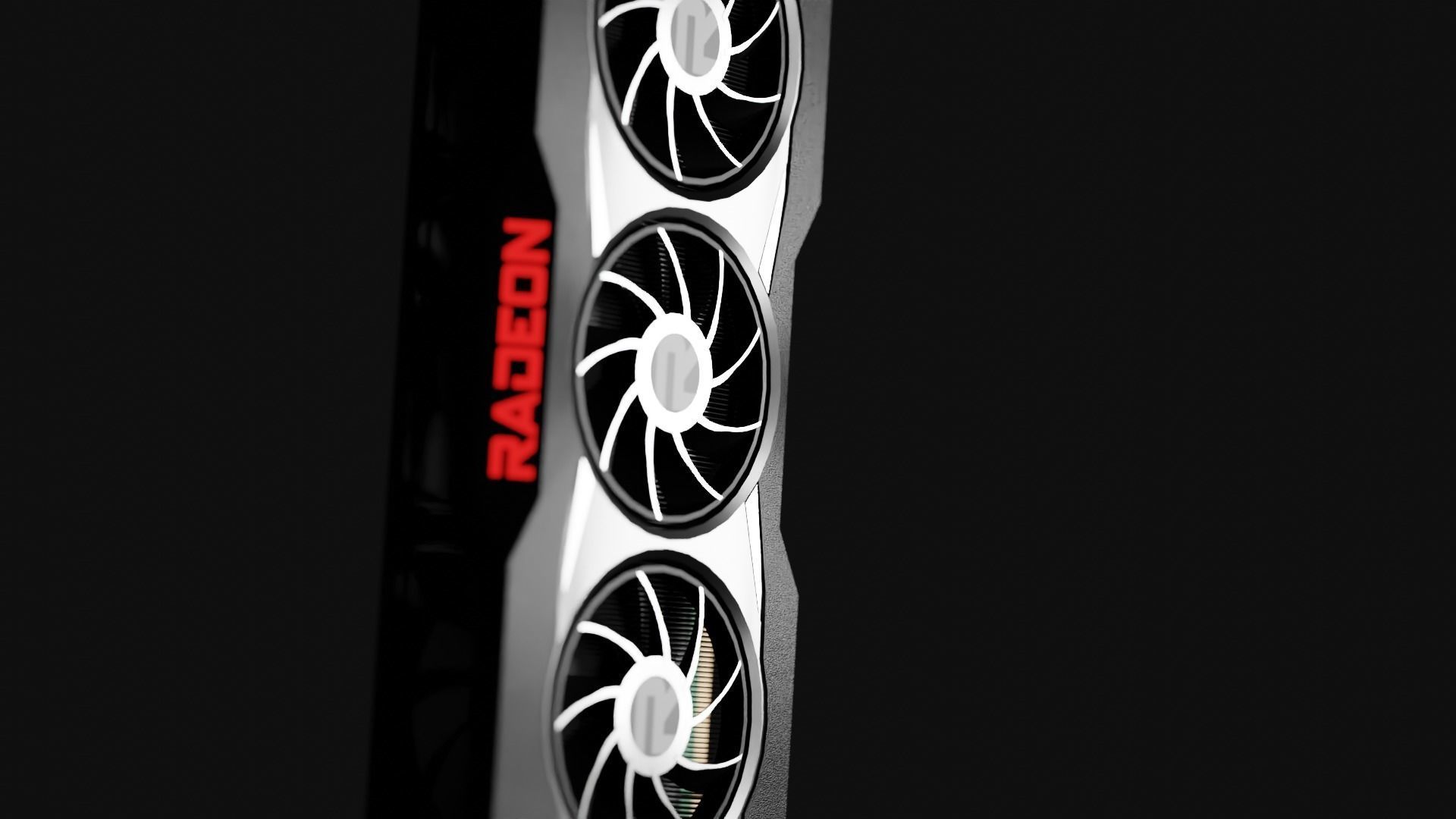 AMD Radeon - RX 6900 XT Low-poly 3D model_6