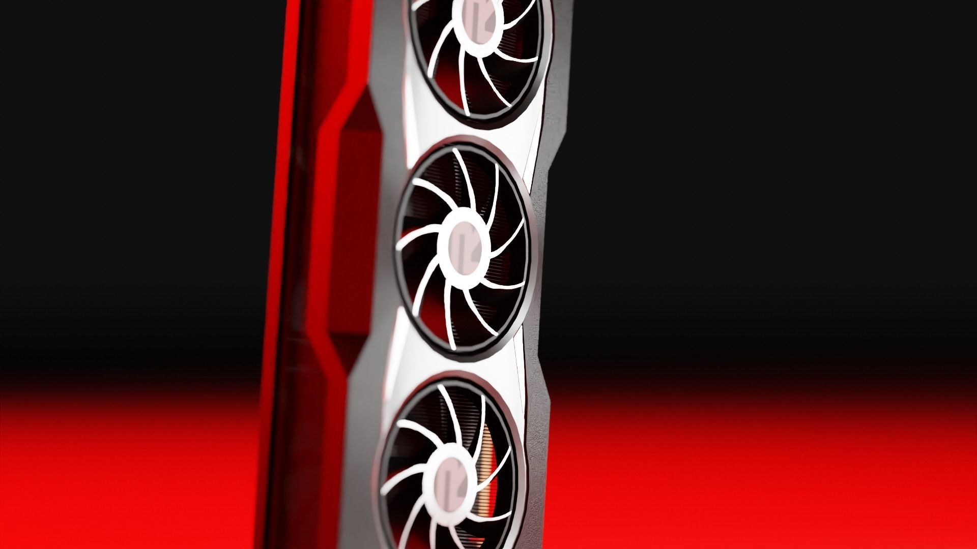 AMD Radeon - RX 6900 XT Low-poly 3D model_4